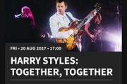 x3 Seated Harry Styles Tickets