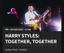 x3 Seated Harry Styles Tickets