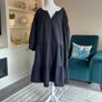 Brand-new Ladies Black Puff Sleeve Tiered Midi Dress from George Image 4
