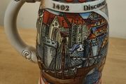 budweiser ltd ed beer stein coa