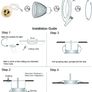 10x Recessed Ceiling Lights GU10, 5W 600LM Cool White 6000K, Round Metal Matte White Recessed Downlights 30 Swiveling with 5W Bulbs, Spotlights Ceiling Lights 220V-240V, (Hole Size:68mm-80mm) Image 3