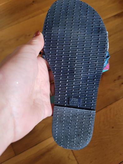 Saint Tropez Havaianas Flip Flops in Blue Floral Print