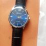 Nice New man's watch. Blue face. Black strap. Image 3