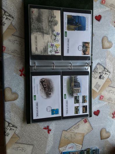First Day Cover Album Collection 43x - 1984 - 2022