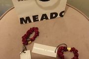valentines 2 x Meadows and Byrne hair pure silk scruncies