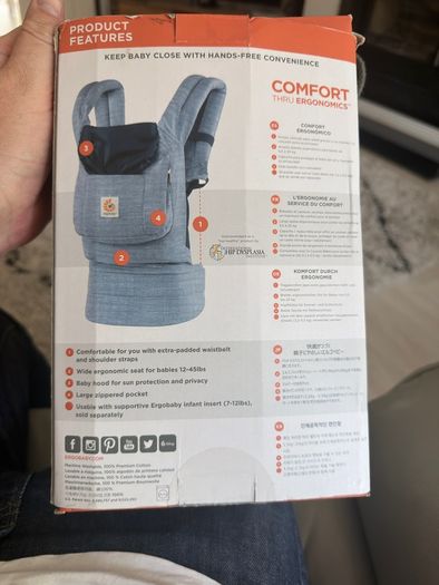 Genuine Ergobaby Original 3 Position Baby Carrier Japanese Edition Excellent Condition
