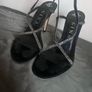Black Suede Gina Shoes Size 6 Image 5