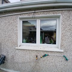 PVC window,oak door,mirror,porch