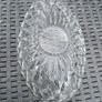 Beautiful Crystal Glass Oval Bowl Image 2