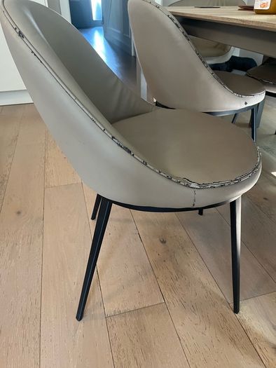 dining chairs - set of 6 (2 carvers and 4 dining chairs)