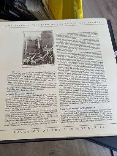The History of World War II in post stamps