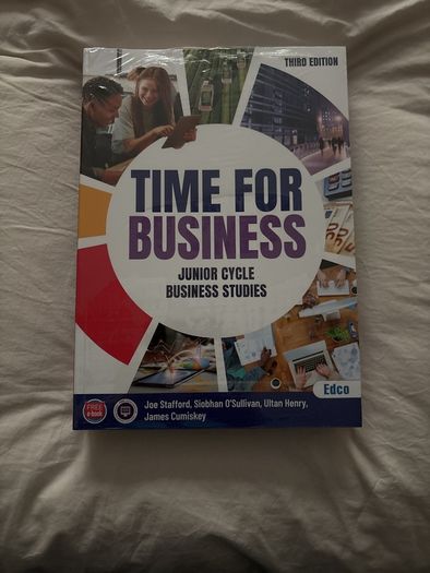 Time for Business Junior Cycle Text book and activity book brand new