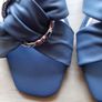 Ladies Blue Zara Sandals NEW Size 36 Image 2