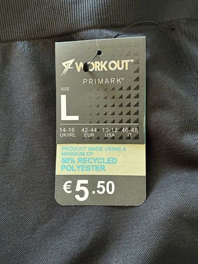 Brand-new Ladies Black Workout Shorts from Primark
