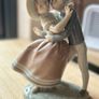 Vintage Lladro porcelain figurine titled Precocious Love also known as Waltz Time Image 8