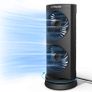 NEW SALE | Tower Fan Oscillating Fan, Portable Desk Fan with 3-Speed Options, 110 Degree Oscillation, 3 Timers, Personal Quiet Table Fan for Home Office Desktop Bedroom Image 2