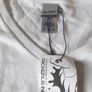 Gildan Ladies Slogan T-shirt Damn She Worked Hard New With Tags Size M White Can Post Image 4