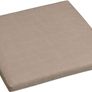 Garden Lounge Sofa Brown / e 2 Seater with Seat and Back Cushions Plastic Flat Rattan Look Image 2