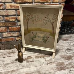 vintage fire screen