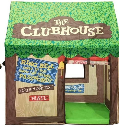 Playhouse for Kids Indoor, Kids Play Tent, Toys for Boys and Girls Children Clubhouse Tent with Roll-up Door and Windows (FREE POSTAGE)