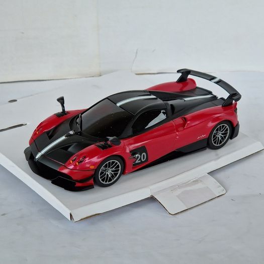 Scalextric Pagani Huayra Roadster BC Slot Car (Red + Black) - street supercar