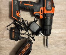 BLACK+DECKER 18V Cordless Hammer Dril