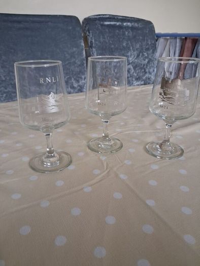 Commerative RNLI Goblets