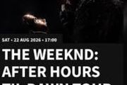 Weekend ticket 22 Aug