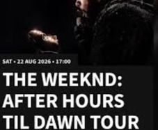 Weekend ticket 22 Aug