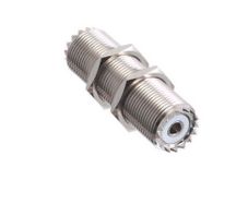 SO239 Double Female Bulkhead Connector (2") (Premium)