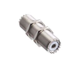 SO239 Double Female Bulkhead Connector (2") (Premium)