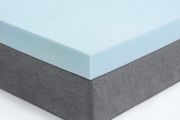 Memory Foam Mattress Topper, Pressure Relief Mattress Topper for Back Pain, Gel Infused Foam (MULTIPLE SIZES, SEE DESCRIPTION)