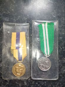Garda miniature medals
