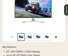 Lg 32 Inch 4k Uhd Hdr Monitor