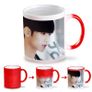 Personalised photo Colour Changing Red Mug with your photo or image in Red Image 6