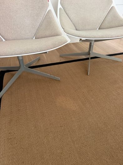 Pair or Republic of Fritz Hansen space chairs