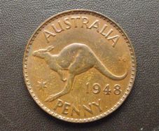 1948 Australia. One Penny. Super Condition!