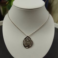 Vintage Scottish Silver Small Book of Kells Designed by Ola Gorie, Orkney Isles