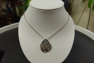 Vintage Scottish Silver Small Book of Kells Designed by Ola Gorie, Orkney Isles