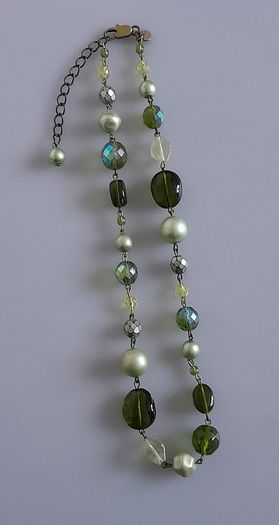 Necklace - M&S - Shades of Green