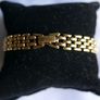 18Ct Gold Plated Bracelet Bangle L-8"  11,6g Image 5