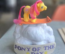 Baby Flicker Drink N Wet Ponies Babies MLP G1 My Little Pony