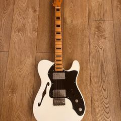 Squier Classic Vibe '70s Telecaster Thinline Olympic White Electric Guitar