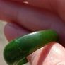 Stunning Polished and Carved Jade Ring Image 10
