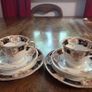 Antique Tea Service Bone China Hand Painted 10 Settings Image 4