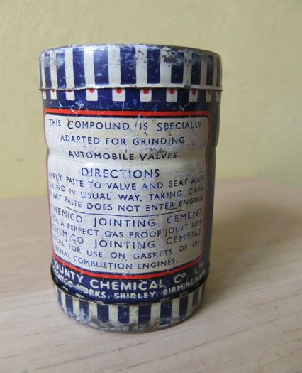 Grinding Paste Tin & Contents