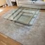 Glass Top Chrome coffee table Image 2