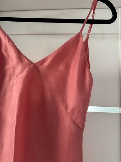 BNWT Zara Pink Satin Slip Mini Dress XS
