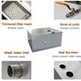 Stainless Steel Grease Separator Commercial Grease Trap, Kitchen Drain Grease Separator for Hotels, Cafes and Canteens, Waste Water Oil Separator Image 6