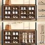 Coat Rack with Bench, Shoe Storage & Shelves Image 3